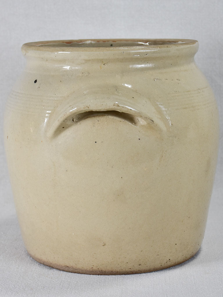 Early-twentieth-century French stoneware pot - size 7