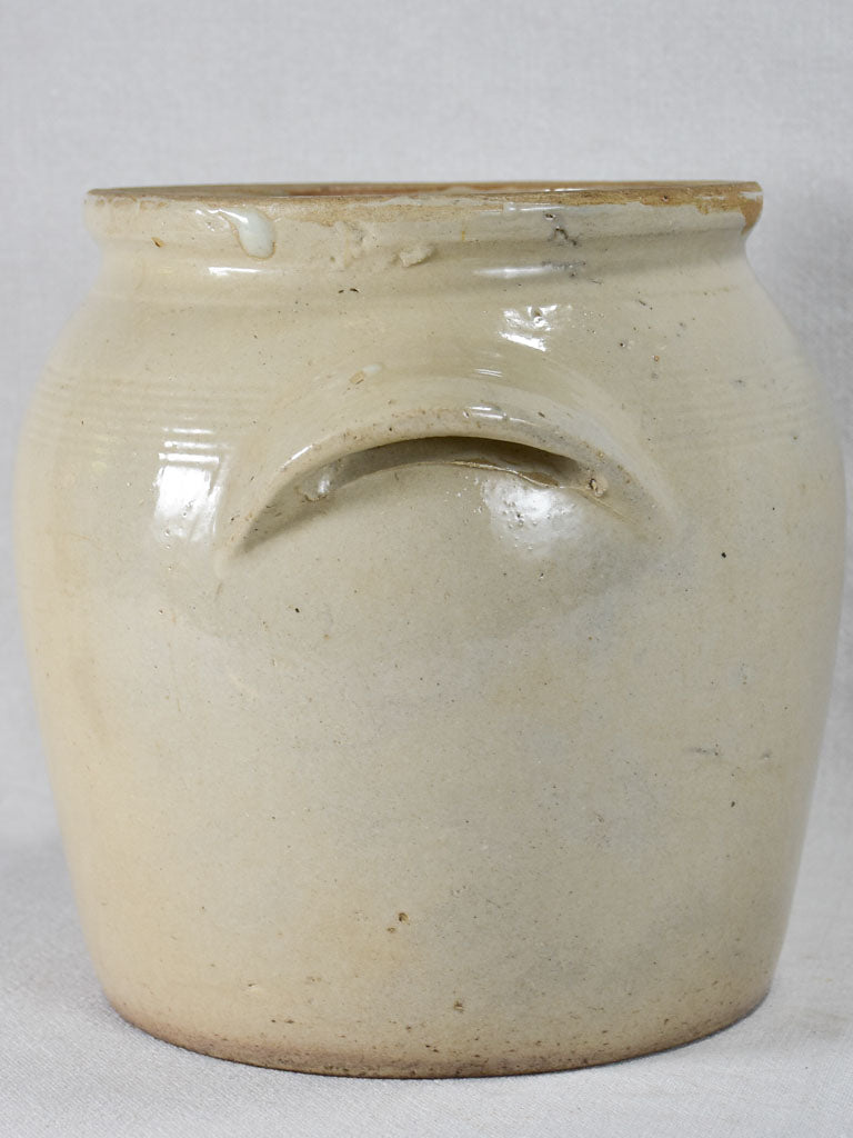 Early-twentieth-century French stoneware pot - size 7