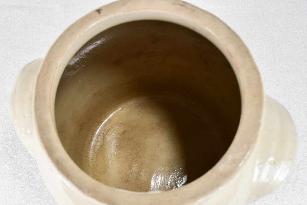 Early-twentieth-century French stoneware pot - size 7