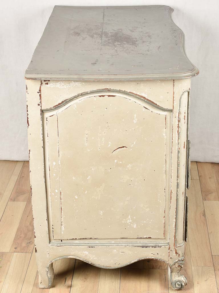 18th century Parisian commode with gray patina 50½"