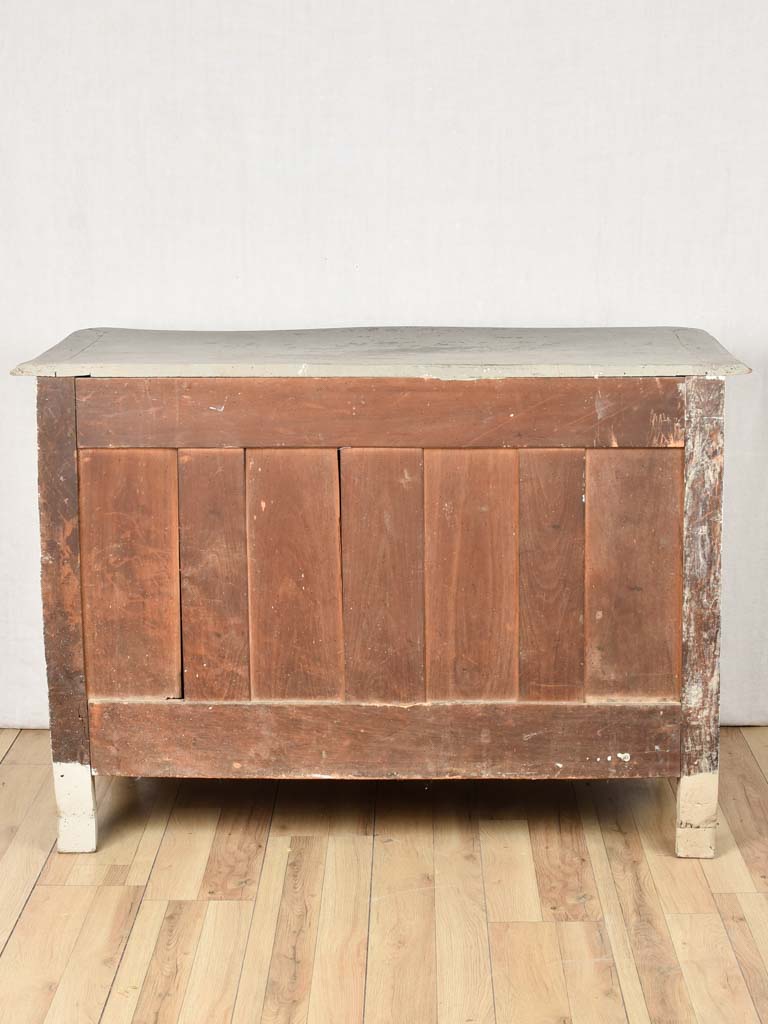 18th century Parisian commode with gray patina 50½"