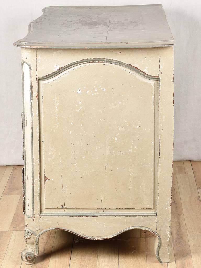 18th century Parisian commode with gray patina 50½"