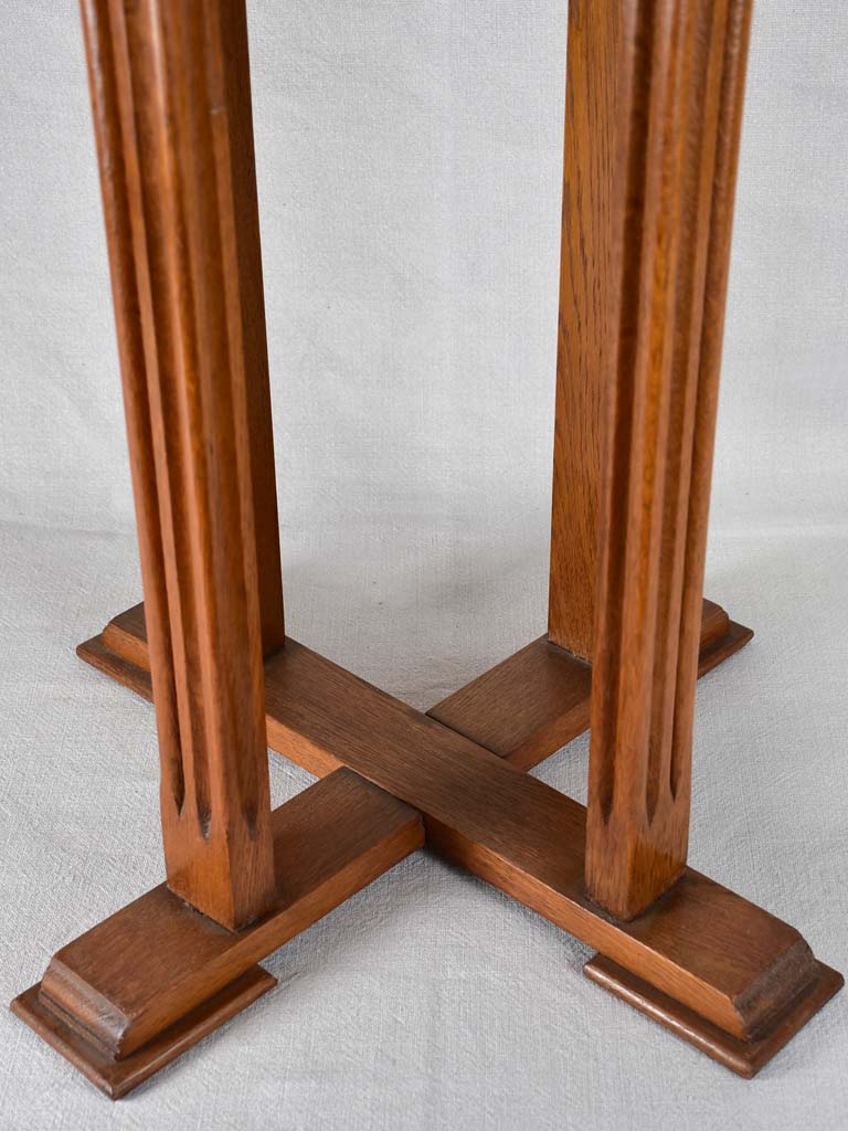 1950s French side table in oak