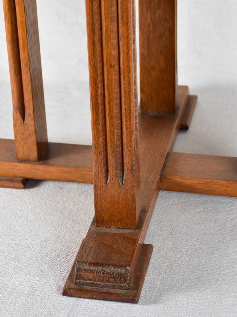 1950s French side table in oak