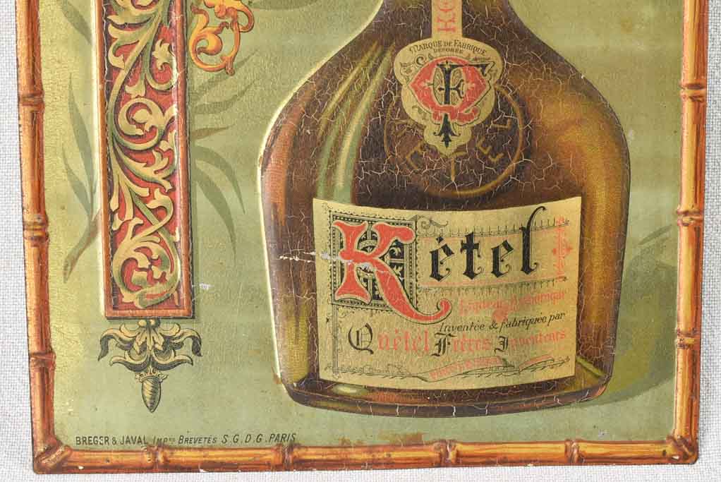 Classic Ketel Liqueur Metal Advertisement