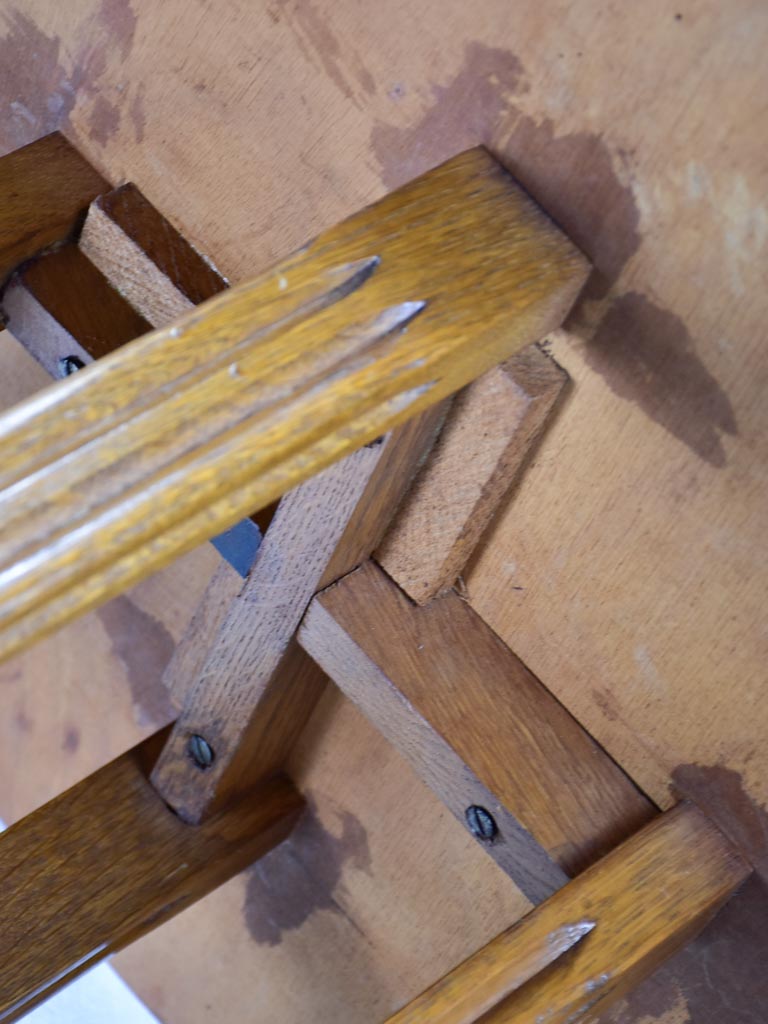 1950s French side table in oak