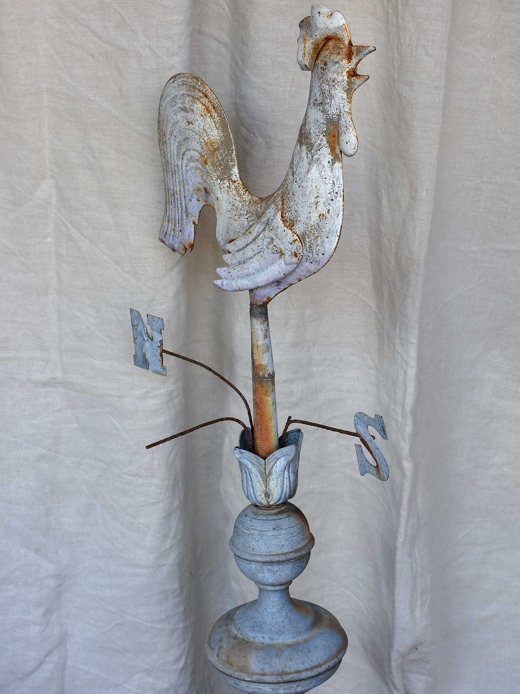 Late 19th Century French weather vane with rooster