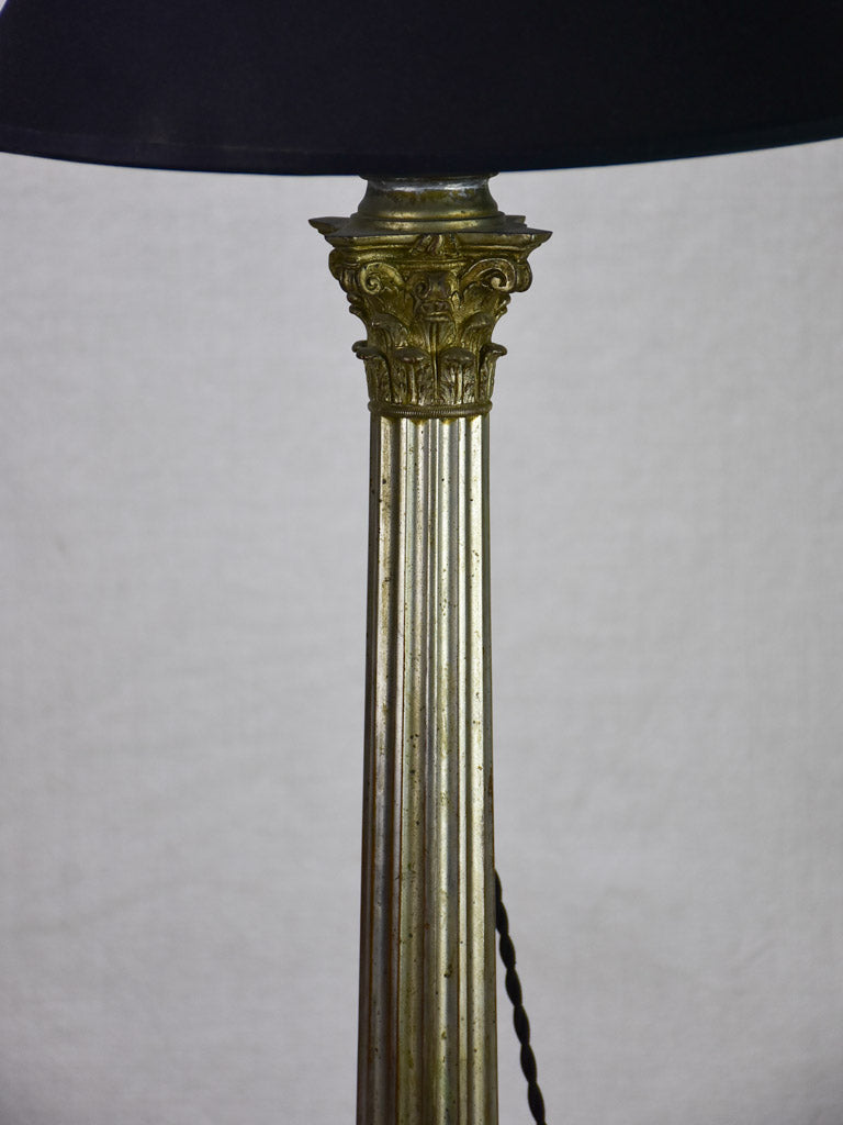 Louis XVI style lamp with doric column base