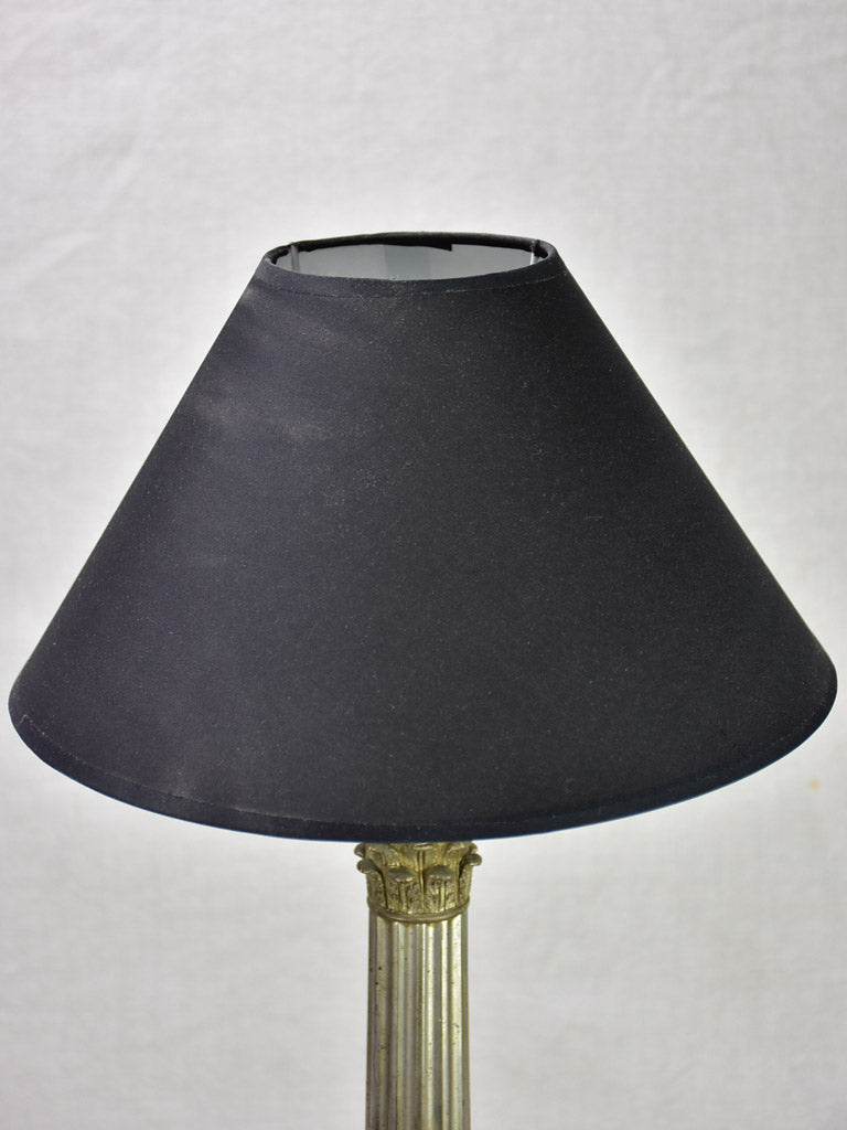 Louis XVI style lamp with doric column base