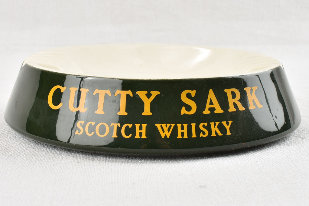 Medium-sized ashtray with Cutty Sark branding