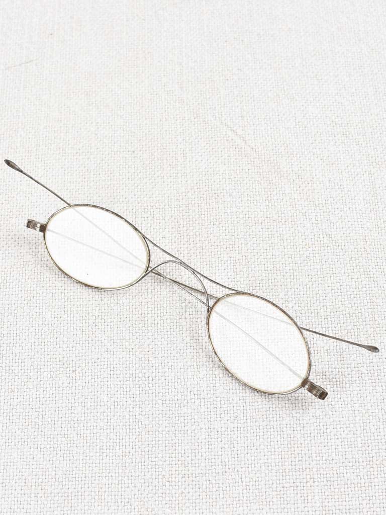 Antique French gold-plated reading glasses