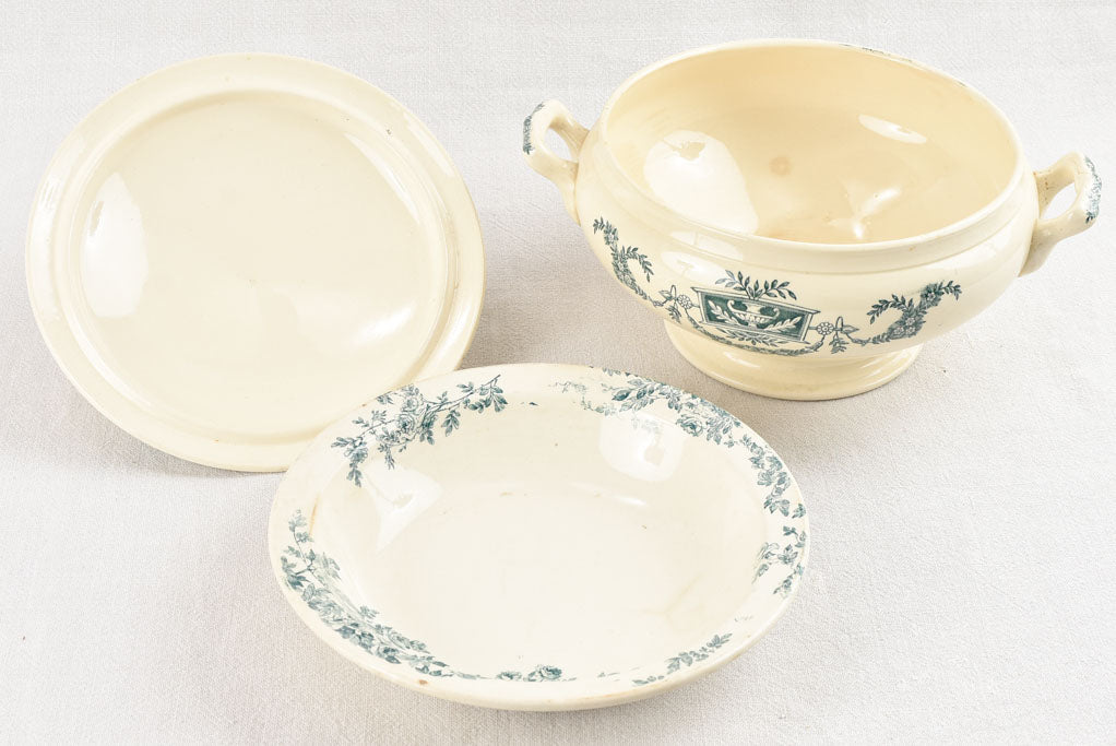 Traditional Longchamp ironstone tableware set