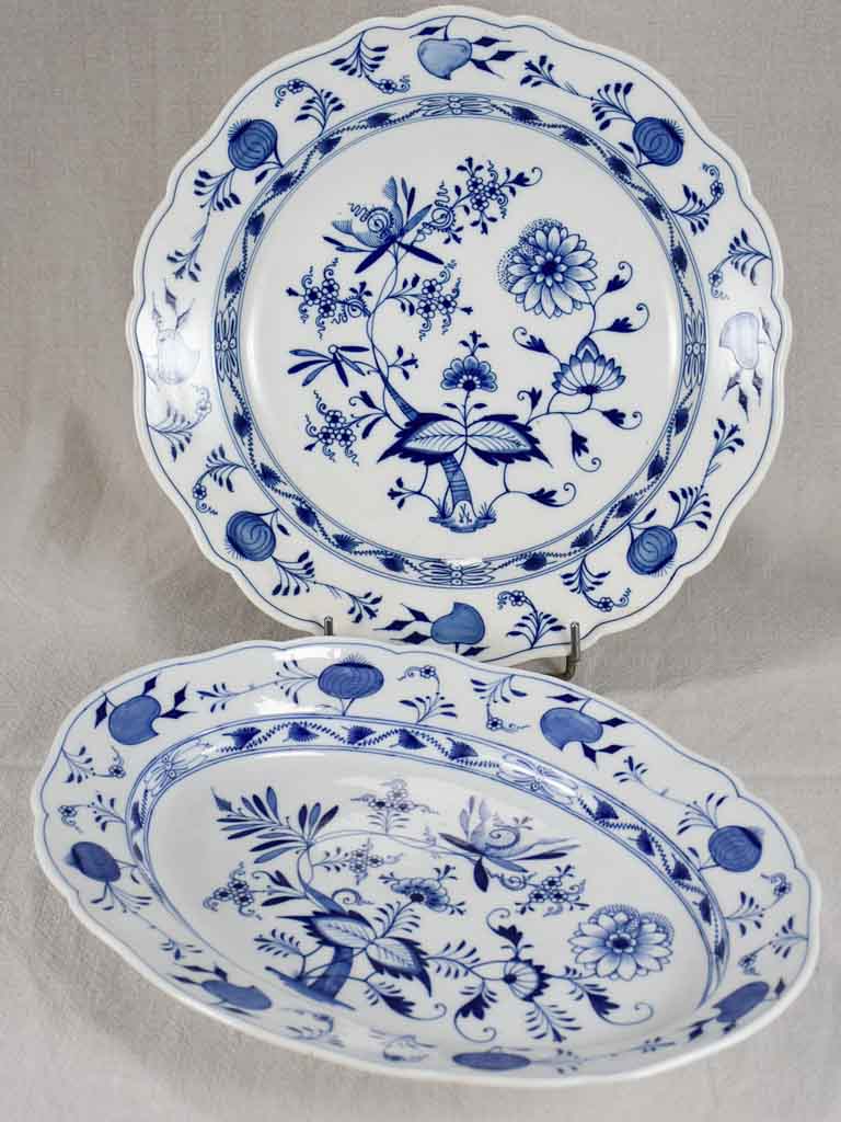 Two rare Meissen serving platters from the eighteenth-century