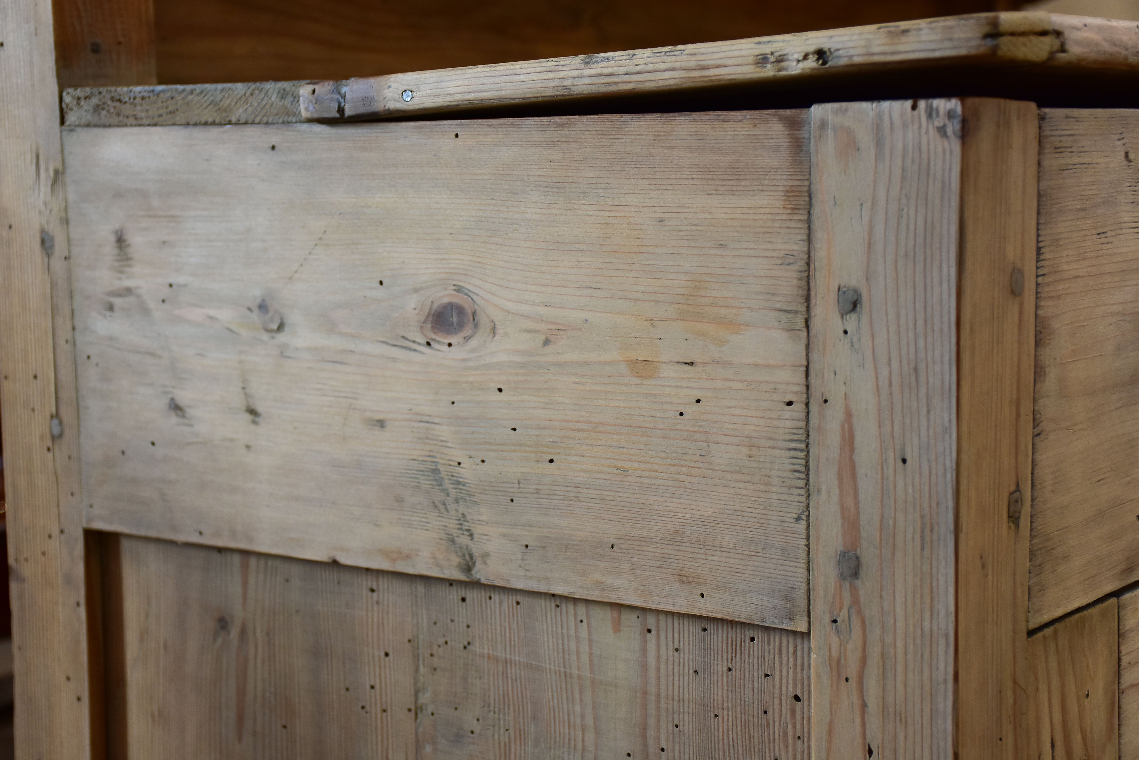 Rustic antique French kitchen dresser