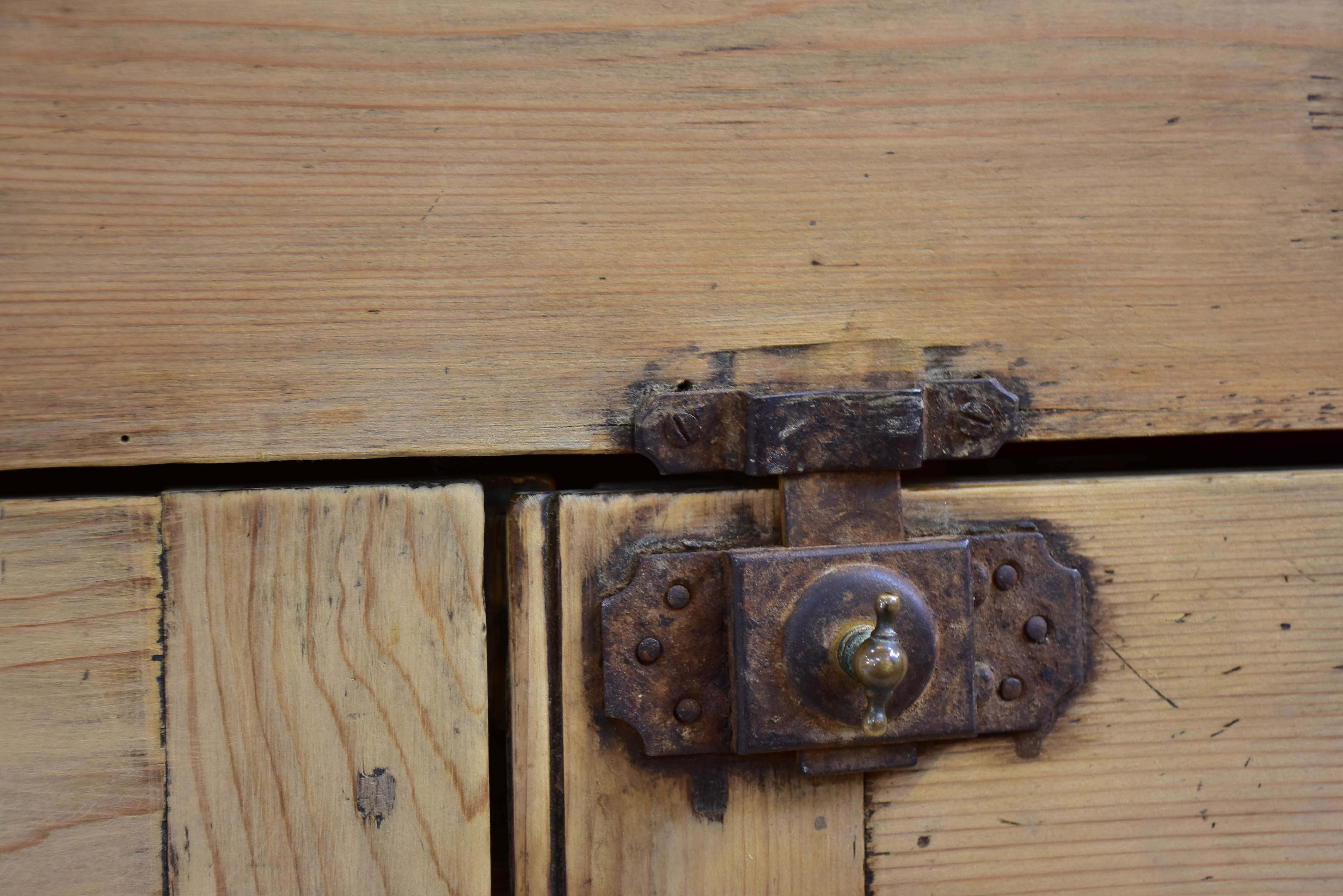 Rustic antique French kitchen dresser