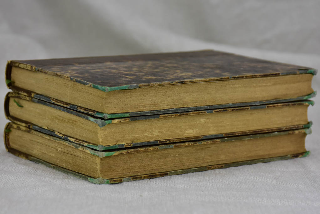 Three late 19th Century leatherbound books