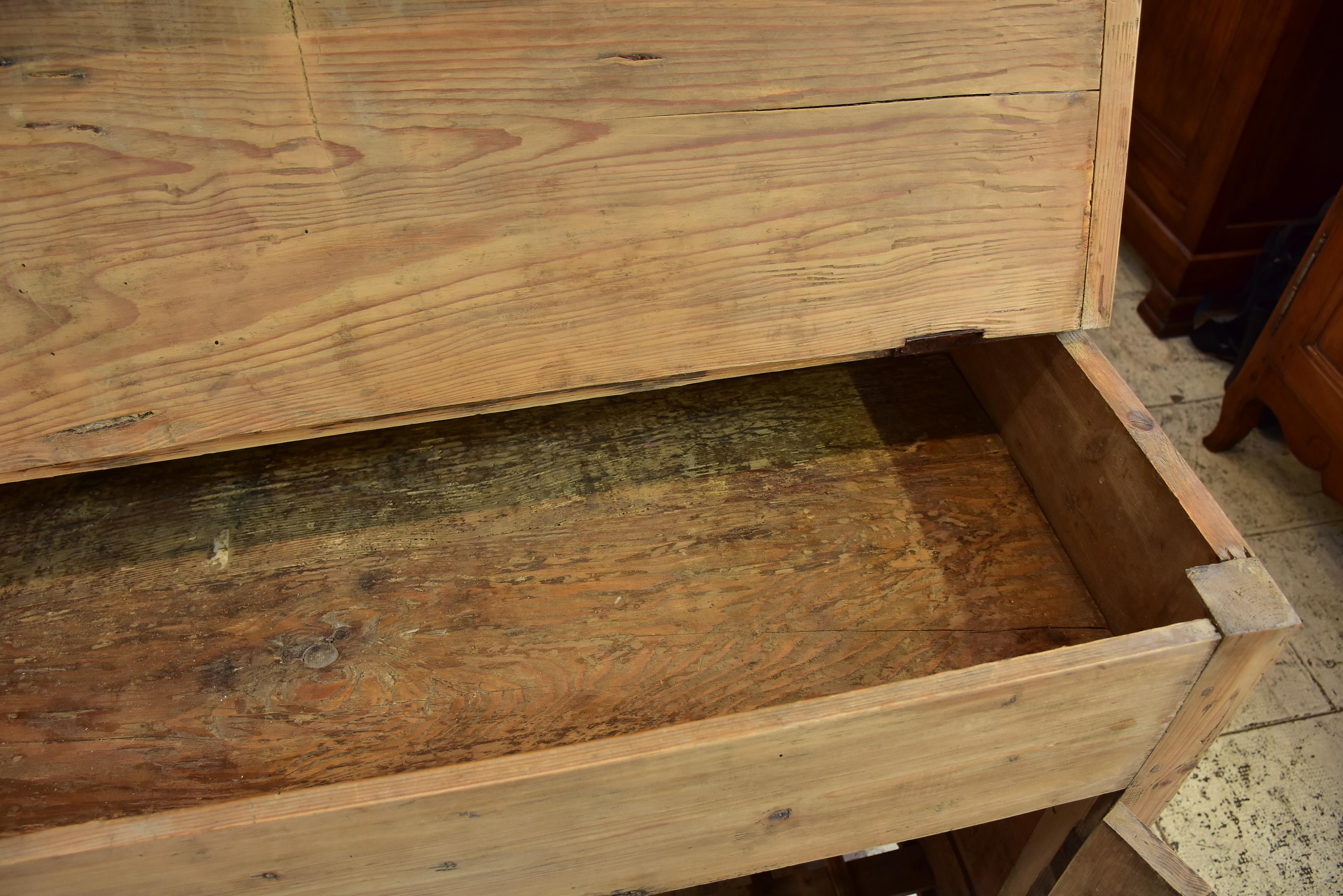 Rustic antique French kitchen dresser