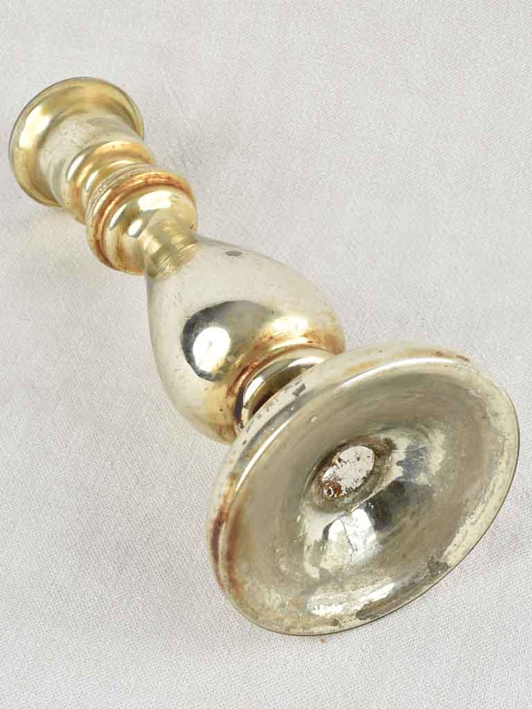 Elegant Antique Silver Candlestick Holder