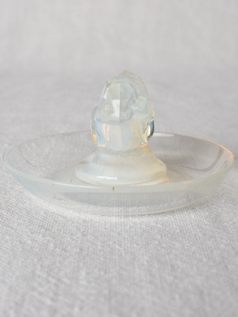 Vintage 1920s Lalique squirrel ring holder