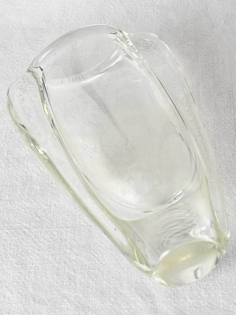 Vintage Swedish glass vase 8¾"