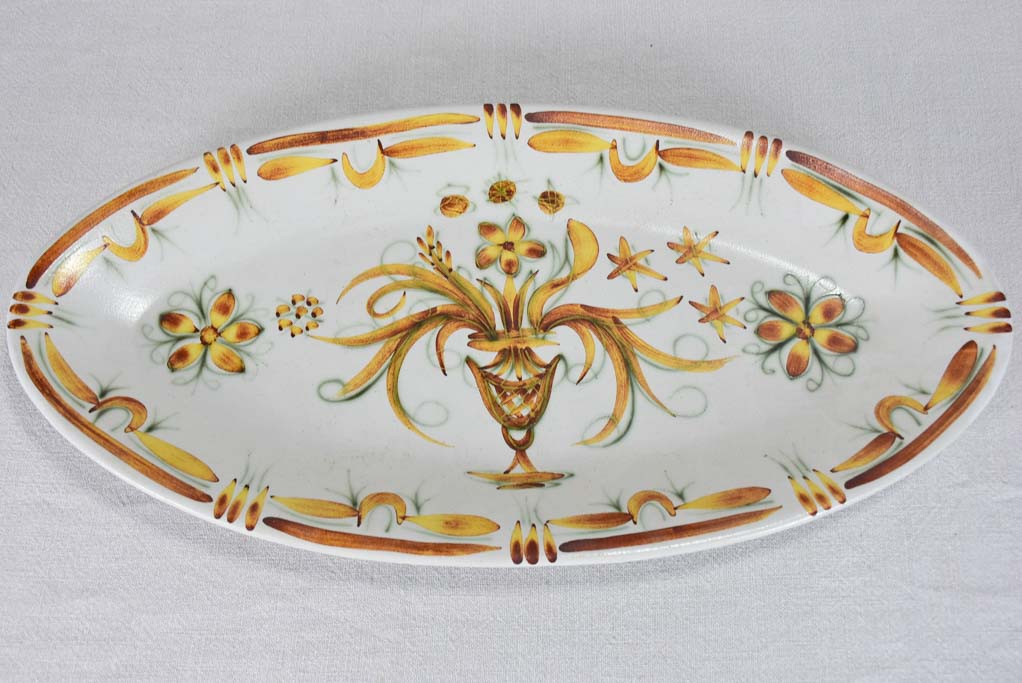 1970s French stoneware dinner service Keraluc, Quimper