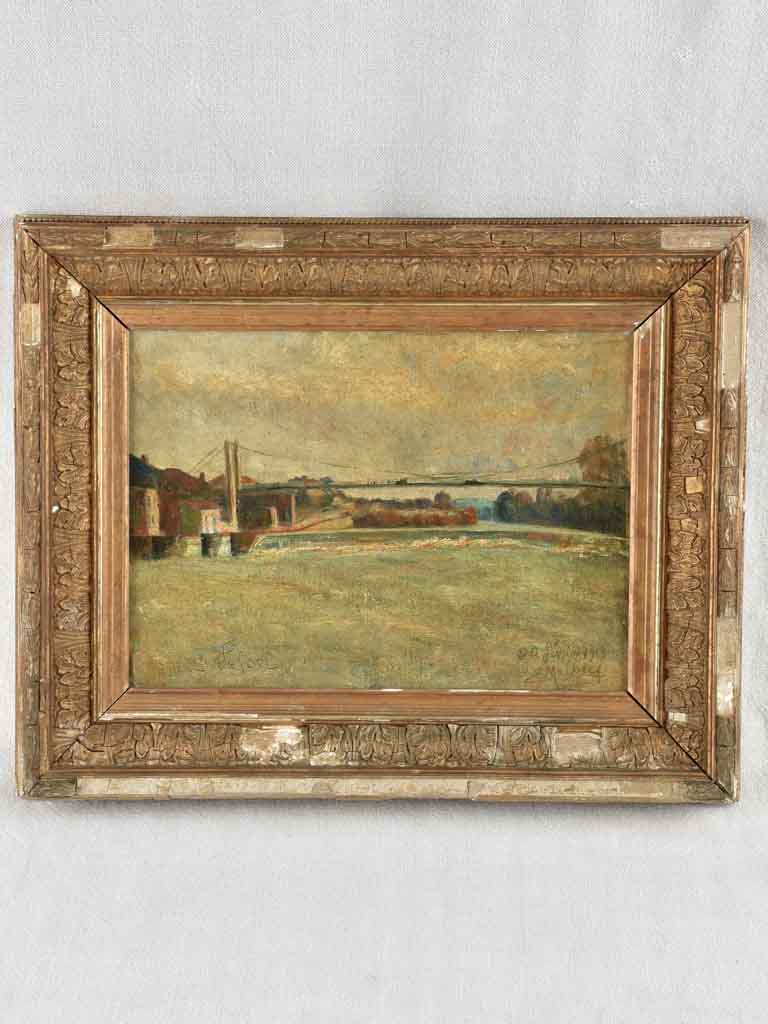 Antique oil-on-canvas Francois Lafon painting