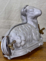 Vintage French terrine mold in the form of a lamb