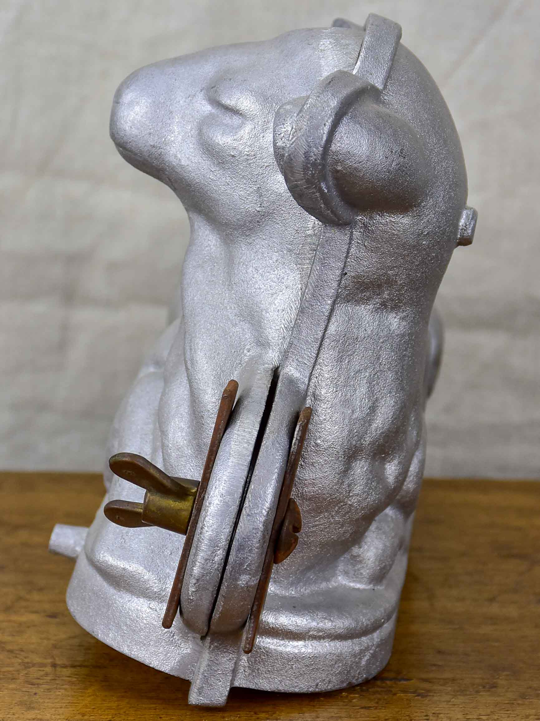 Vintage French terrine mold in the form of a lamb