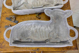 Vintage French terrine mold in the form of a lamb