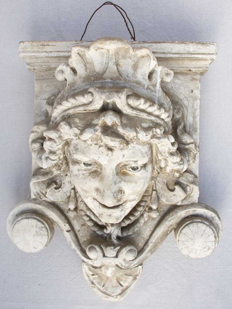 Large antique French plaster mold