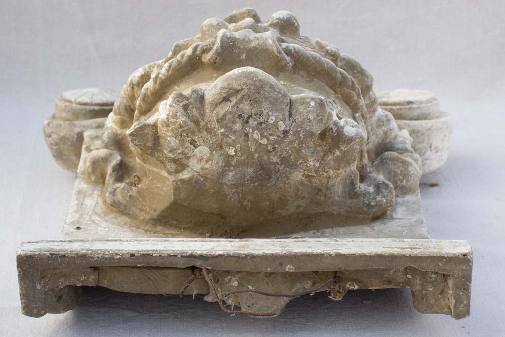 Large antique French plaster mold