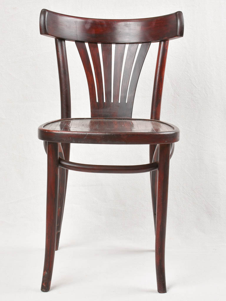 4 French bentwood bistro chairs 1930s