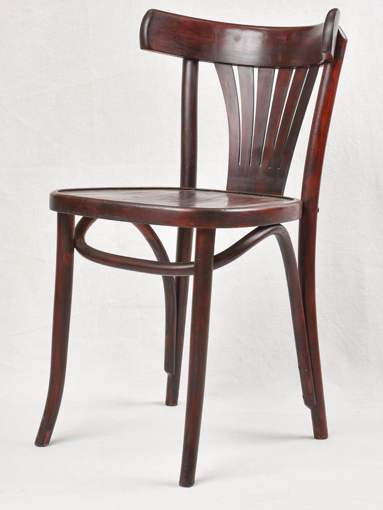 4 French bentwood bistro chairs 1930s