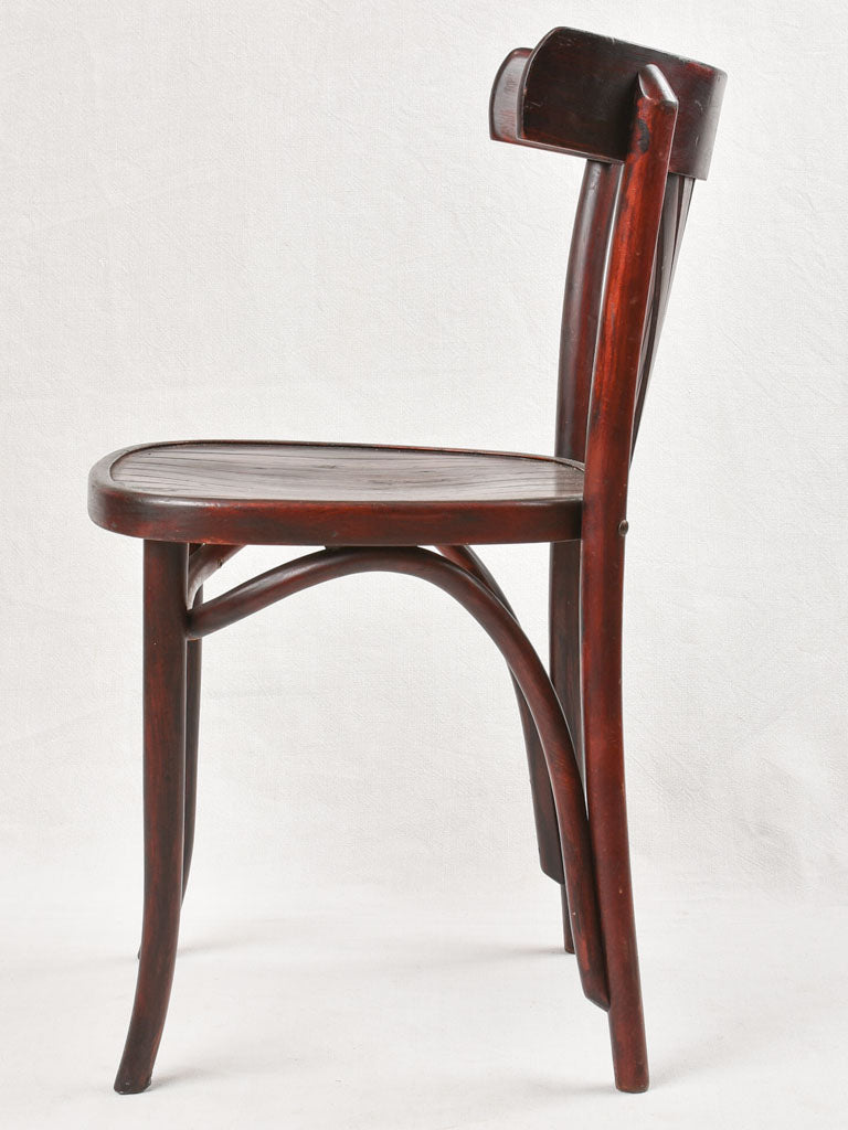 4 French bentwood bistro chairs 1930s