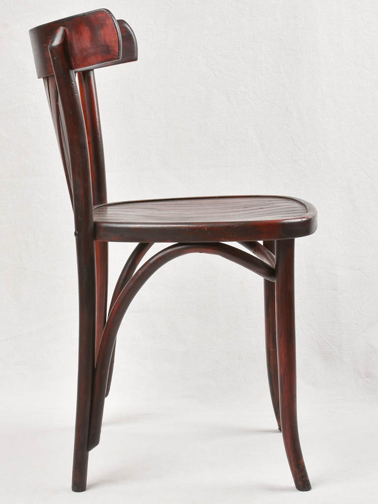 4 French bentwood bistro chairs 1930s