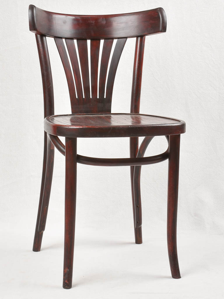 4 French bentwood bistro chairs 1930s