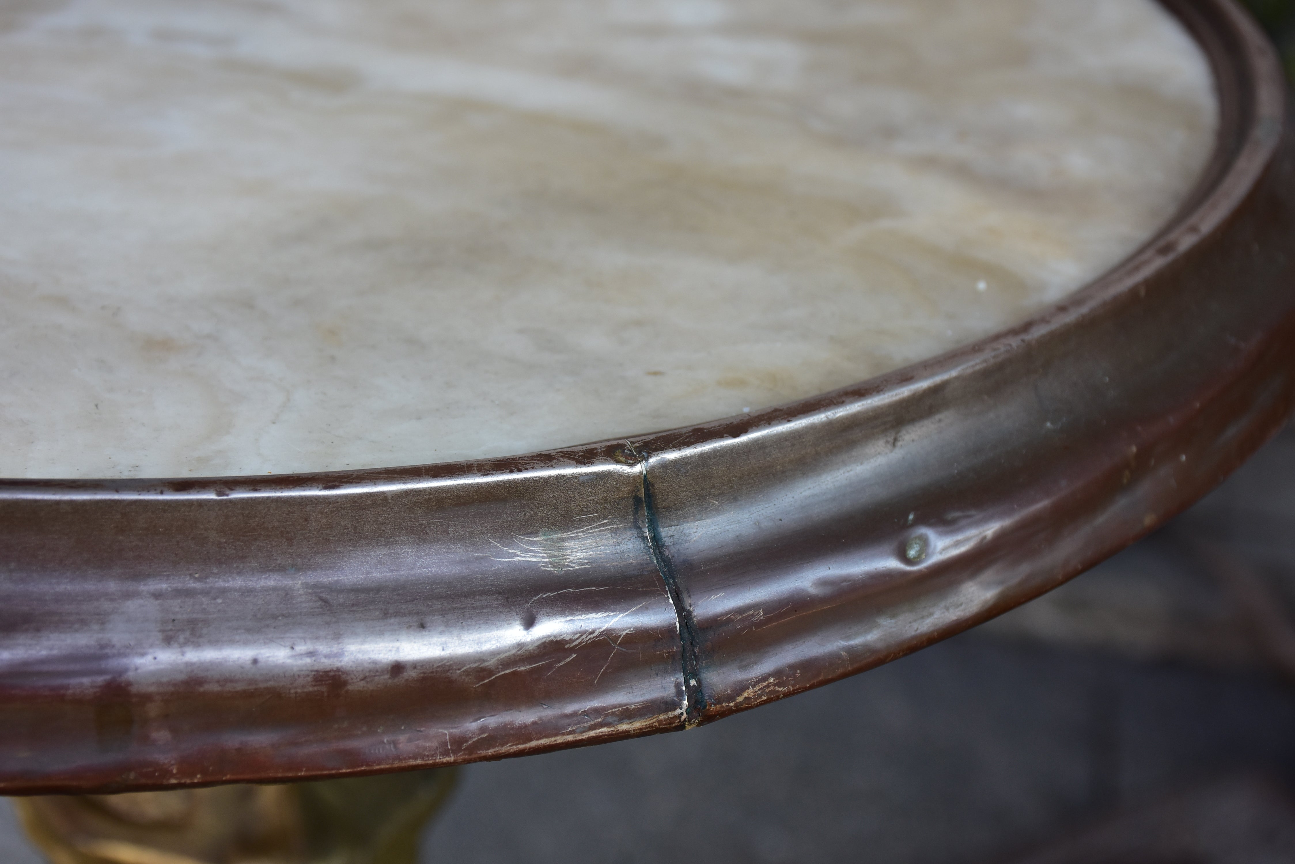 Art Nouveau French round bistro table