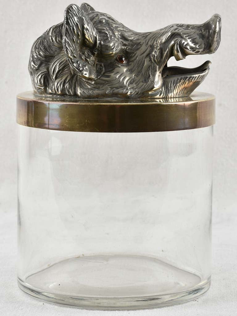 1930s lidded Ice bucket  / container wild bore