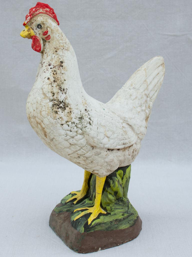 1960's French decorative garden hen