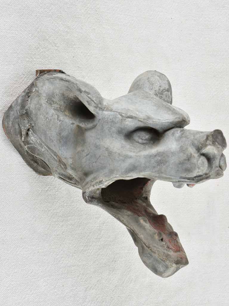 19th century zinc gargoyle / water spout