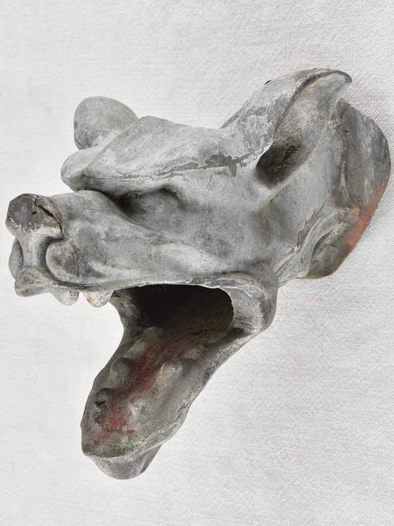 19th century zinc gargoyle / water spout