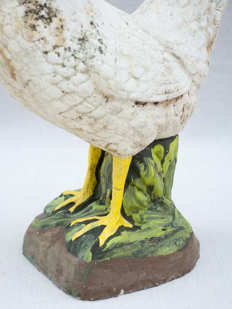 1960's French decorative garden hen