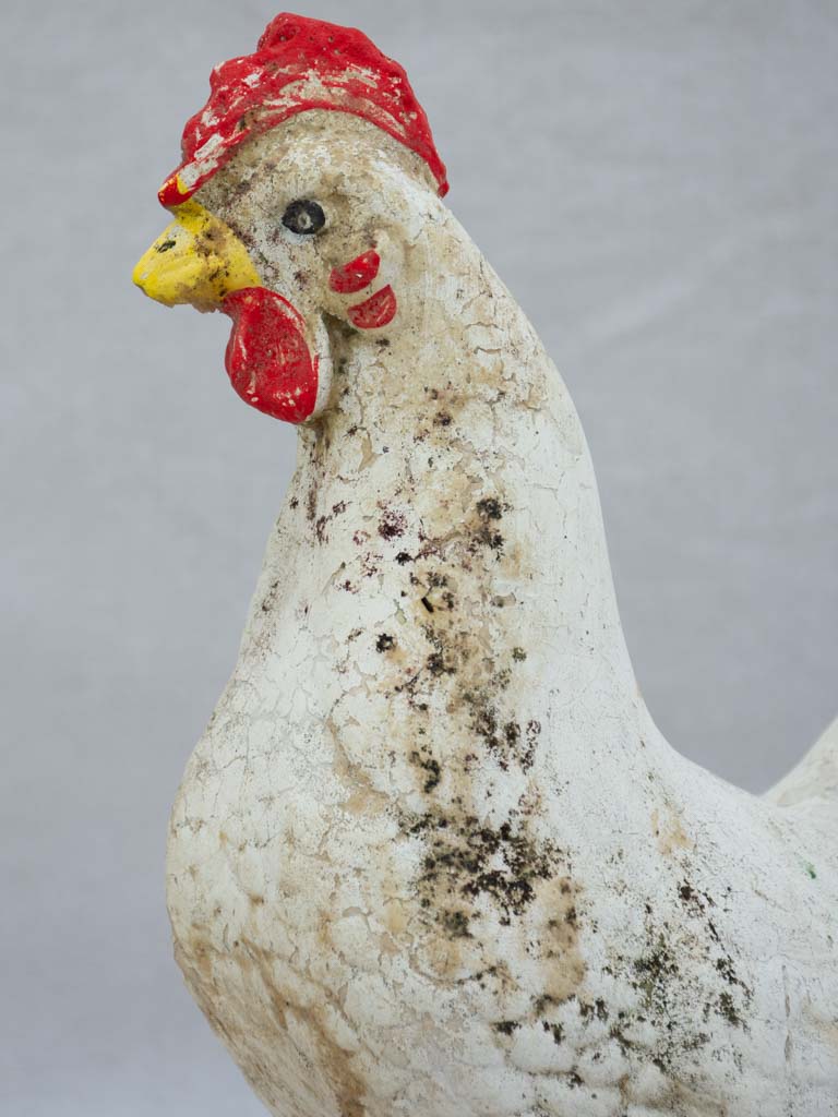 1960's French decorative garden hen