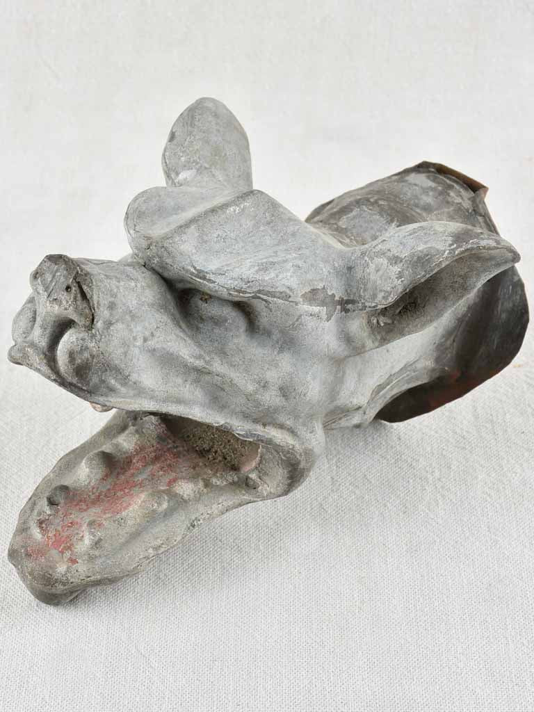 19th century zinc gargoyle / water spout