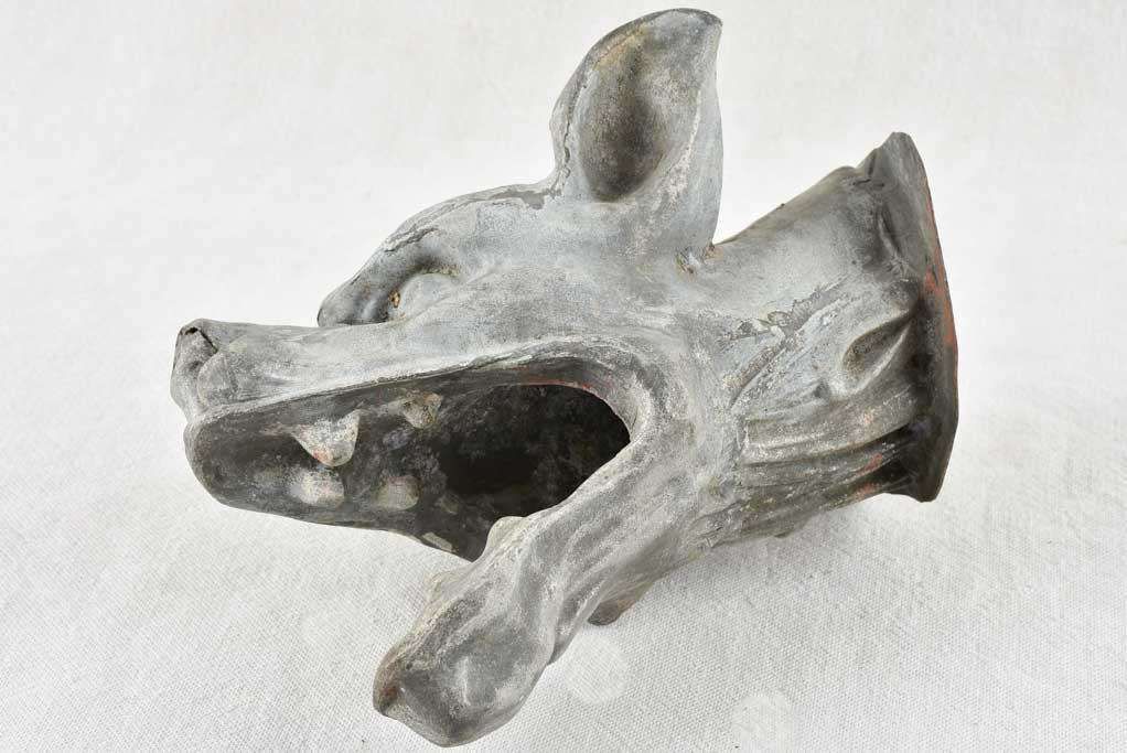 19th century zinc gargoyle / water spout