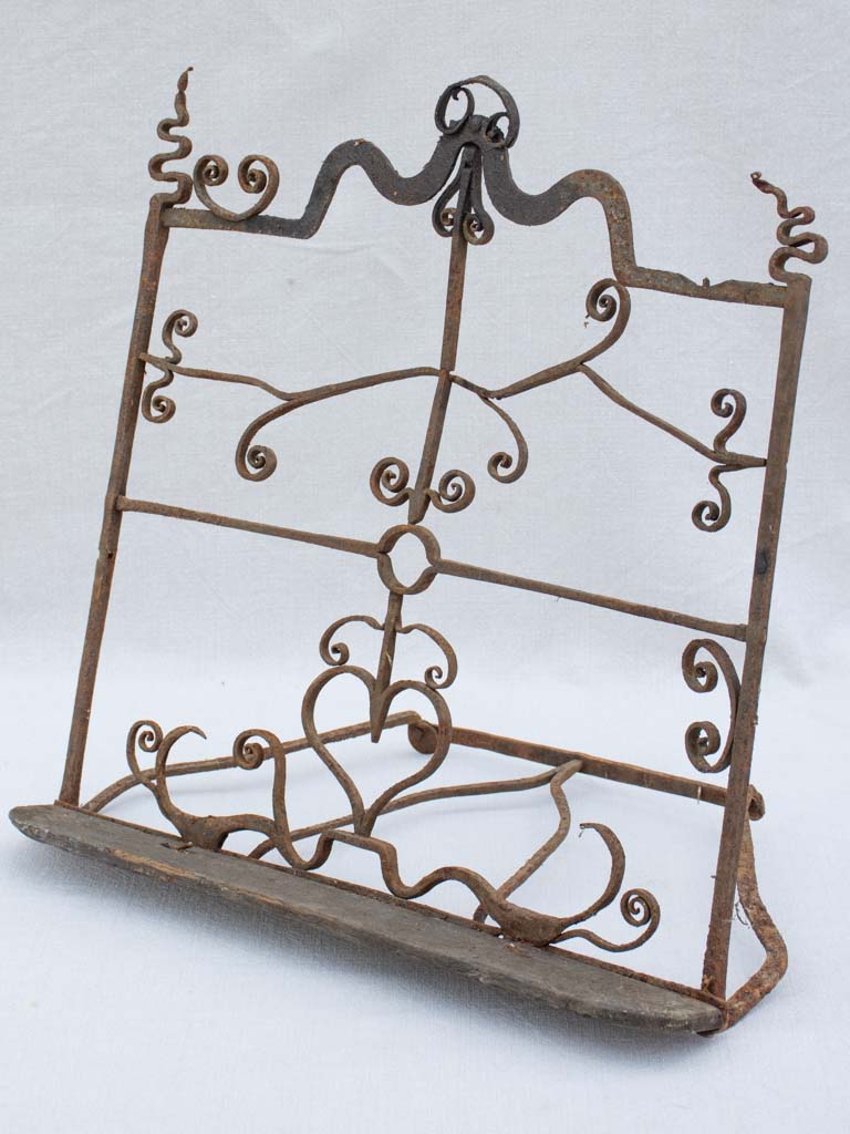 17th century French bible lectern - wrought iron