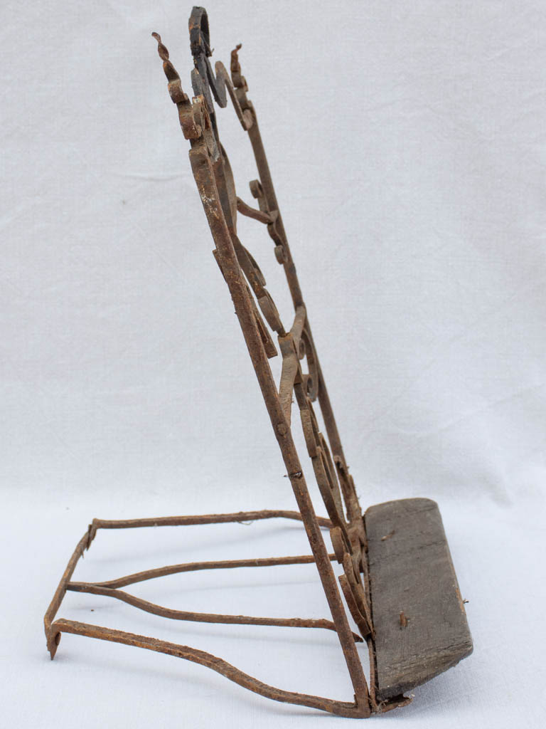 17th century French bible lectern - wrought iron