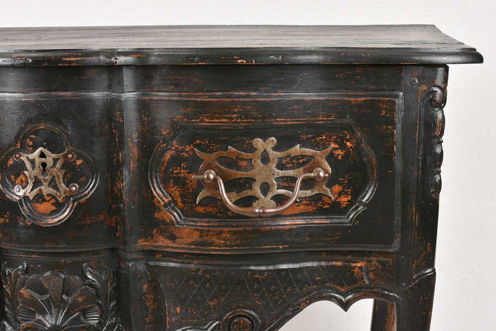 Luxurious 18th Century Commode in Black