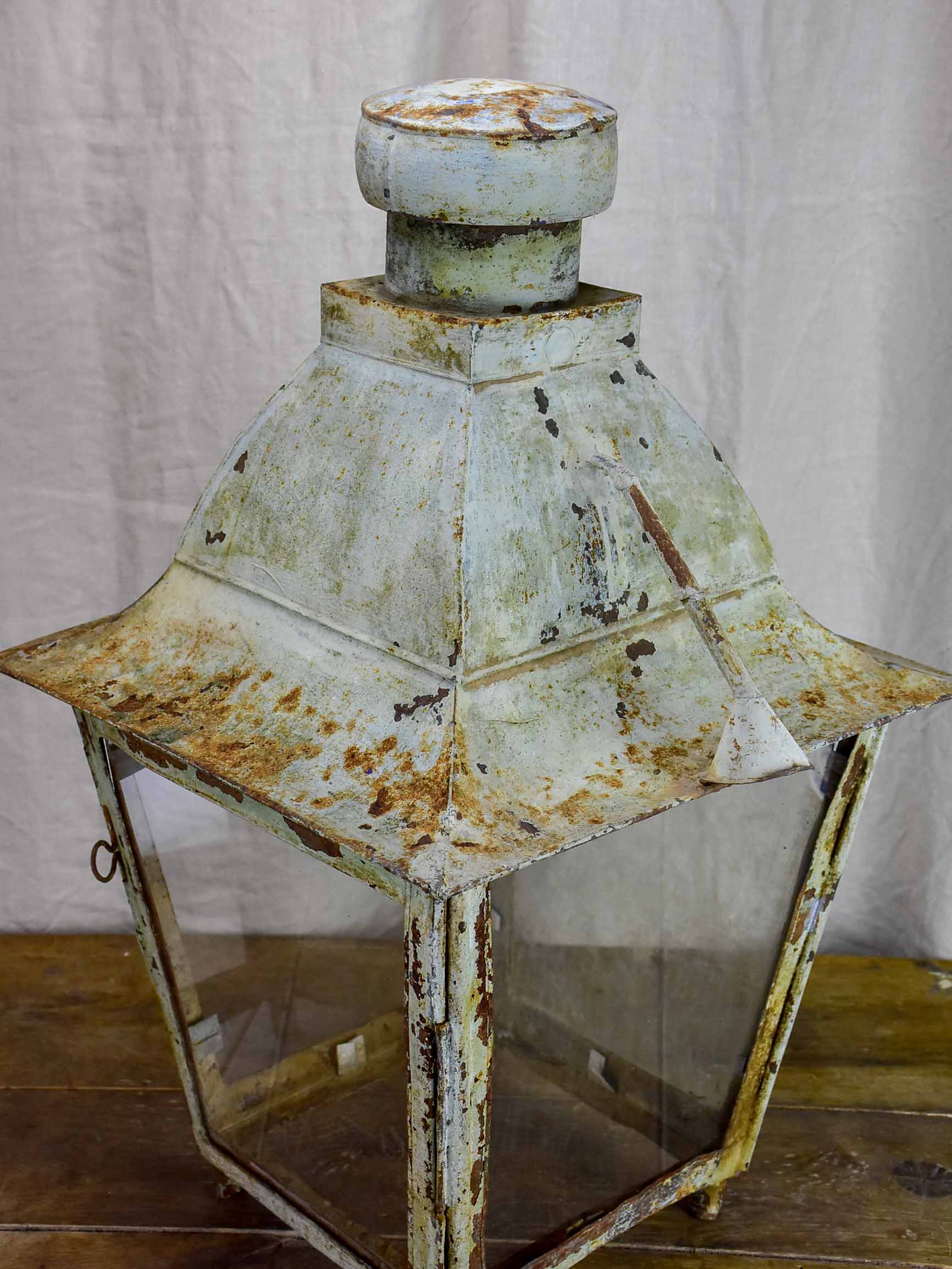 Very large antique French lantern