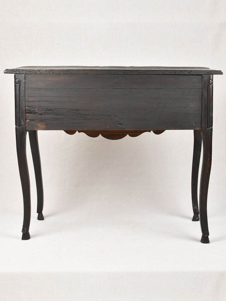 Functional Black Louis XV Style Commode